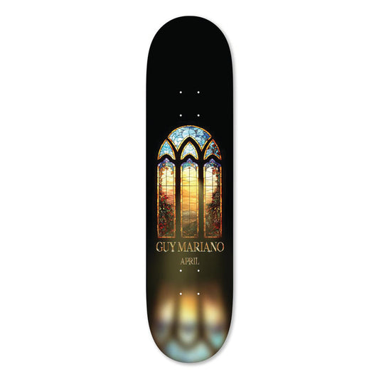April skateboard Guy Mariano Stainglass Deck