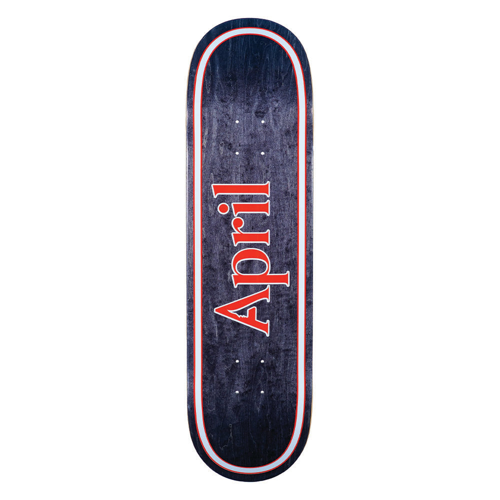 April skateboards deck logo noir disponible à la vente sur Model skateshop suisse online store