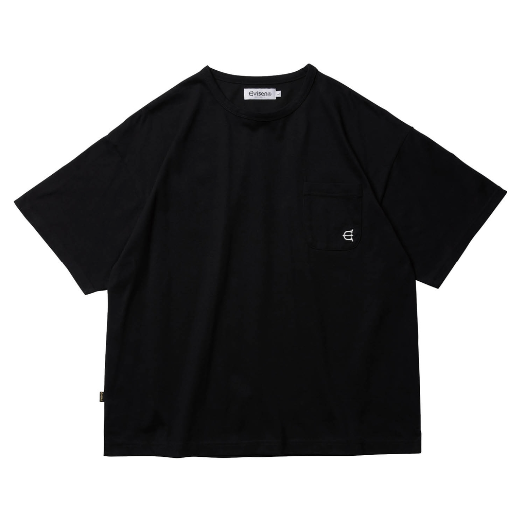 EVISEN / STRETCH FIBER T-SHIRT Black (UV protect)