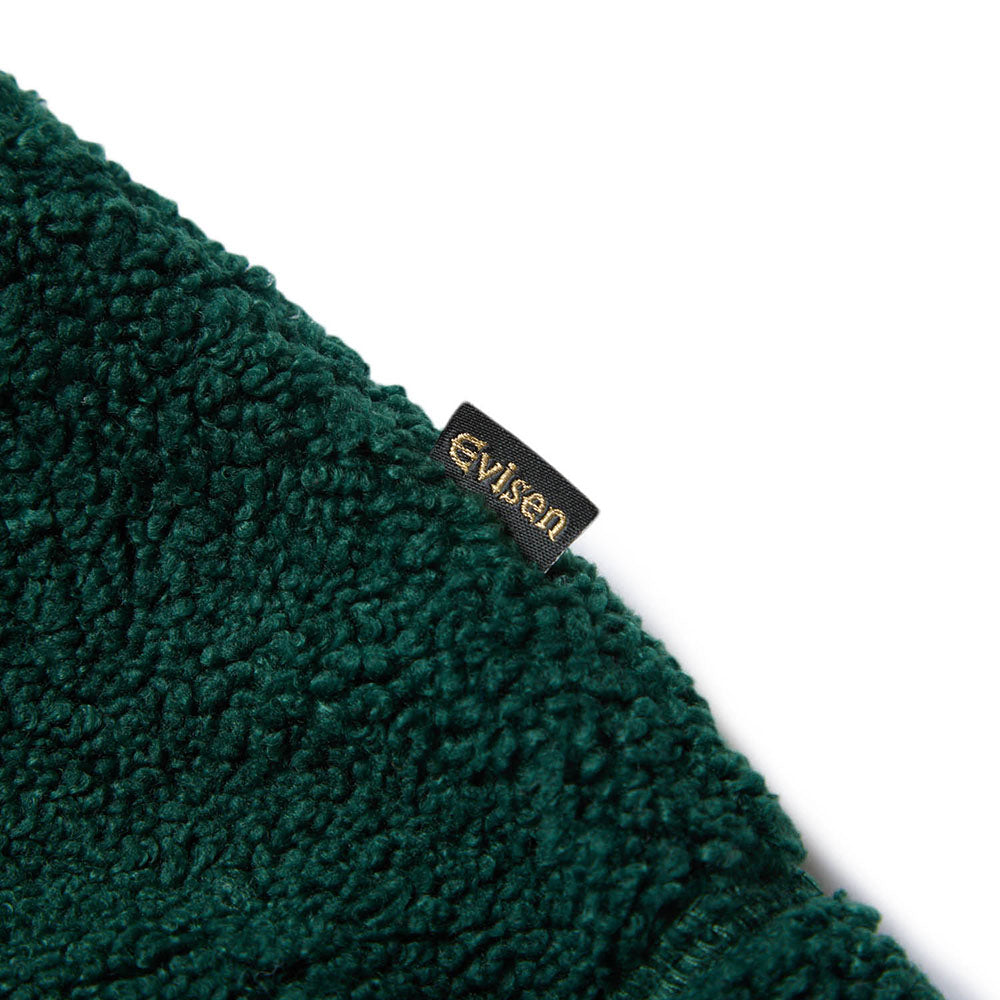 Evisen skateboards / Boa fleece zip hoodie forrest green