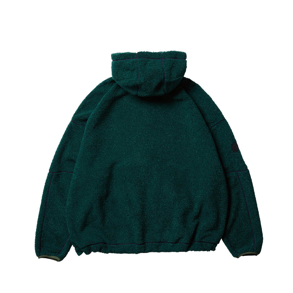 Evisen skateboards / Boa fleece zip hoodie forrest green