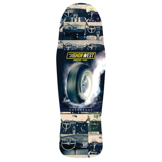 Evisen skateboard Shor West abnormal turbo deck 10.34
