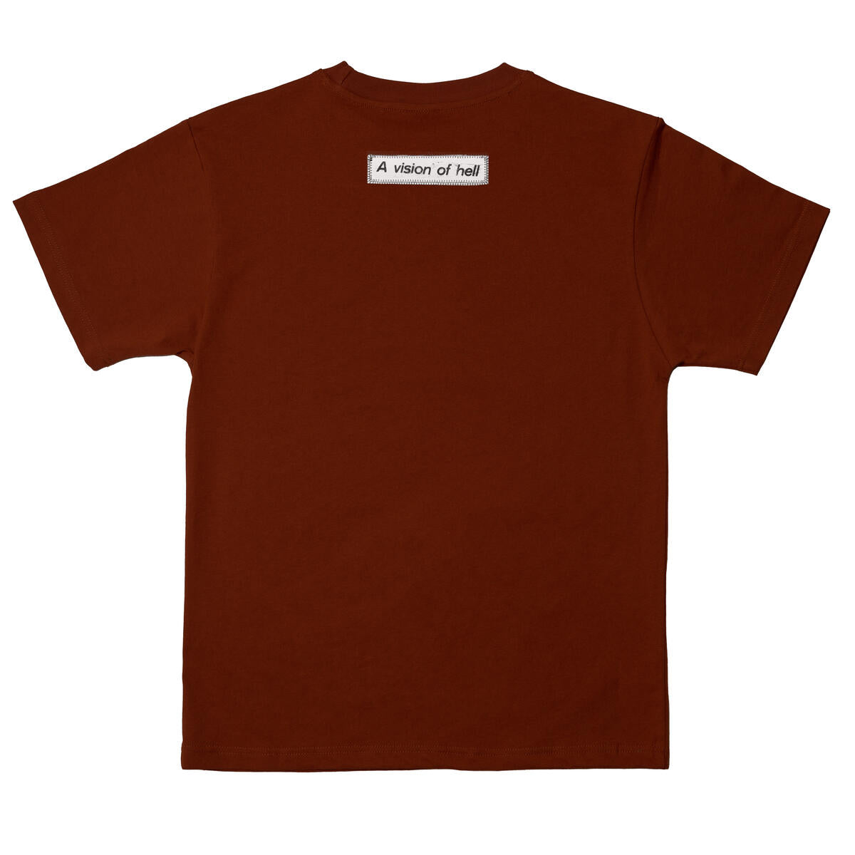 HODDLE VISION LOGO TEE BROWN