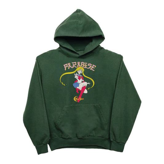 Paradise NYC sailor boop hoodie forest green