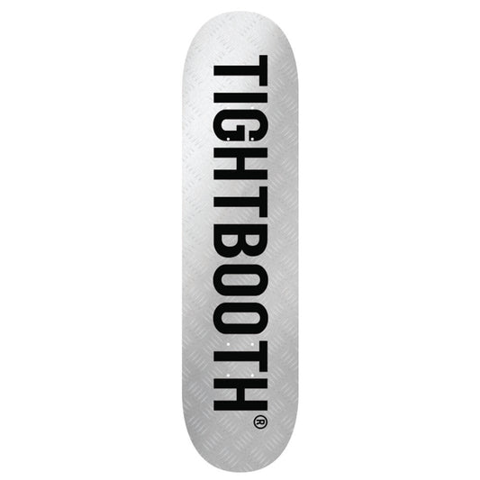 Tightbooth skateboard silver logo team deck 8.25