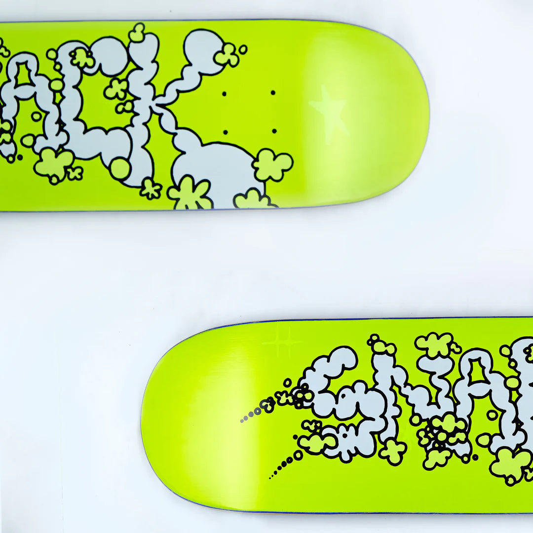 Snack Vaporz twin tip deck 8.25 Glow in the dark