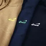 SNACK ALIVE EMBROIDERED HOODIE navy