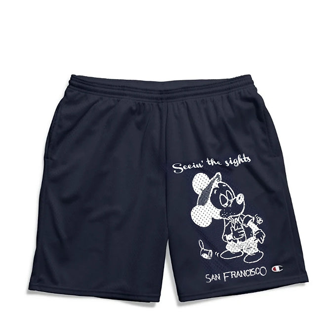 SNACK SEEIN THE SIGHTS SHORTS - NAVY