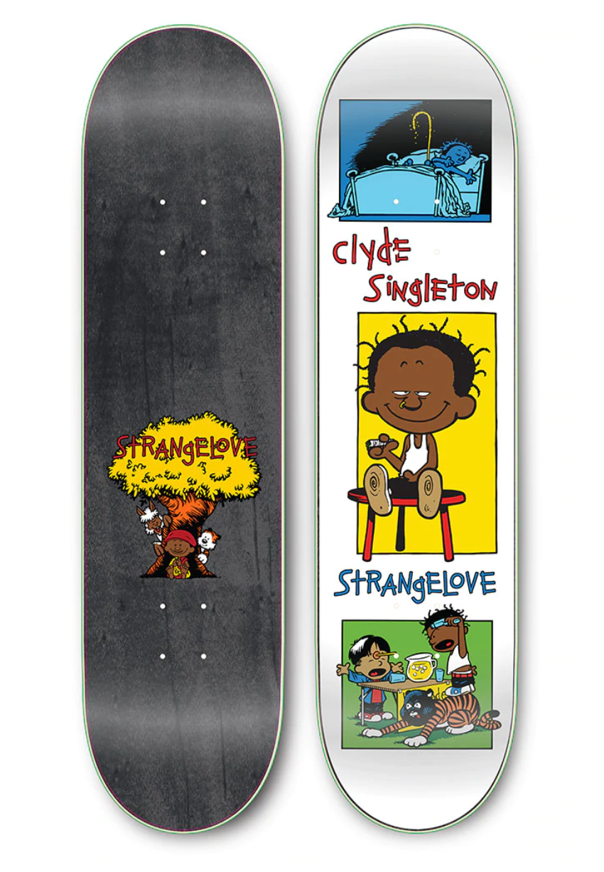 StrangeLove Skateboards Clyde Singleton / 8.0 Deck - Signed