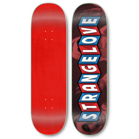 StrangeLove Skateboards Carousel Logo / Red / 8.75 Deck