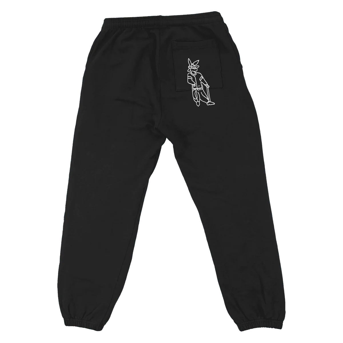 PARADISE NYC BUNNY PIMP SWEATS BLACK