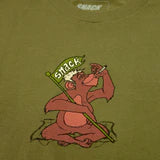 SNACK JUNGLE TEE ARMY GREEN