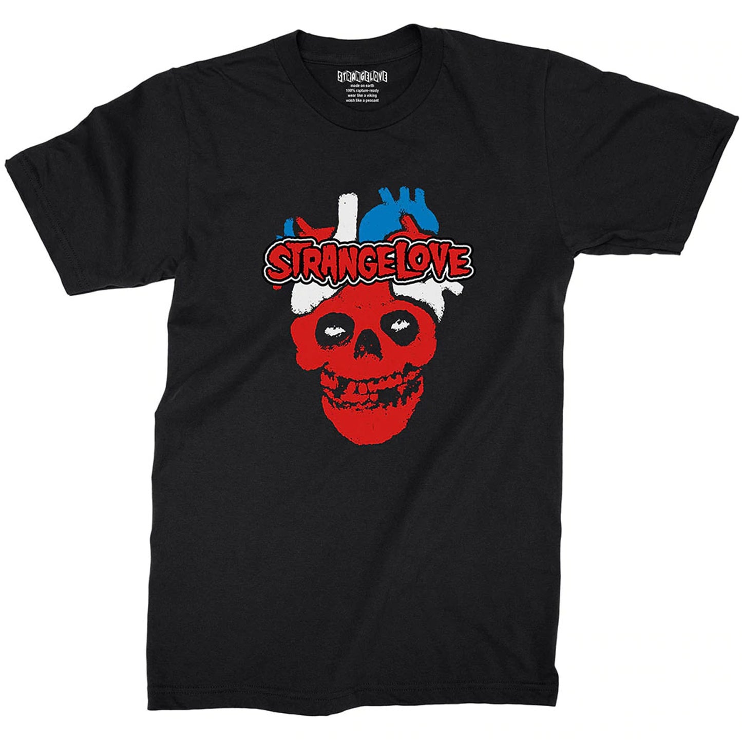 Strangelove Heartskull  / Black / T-Shirt