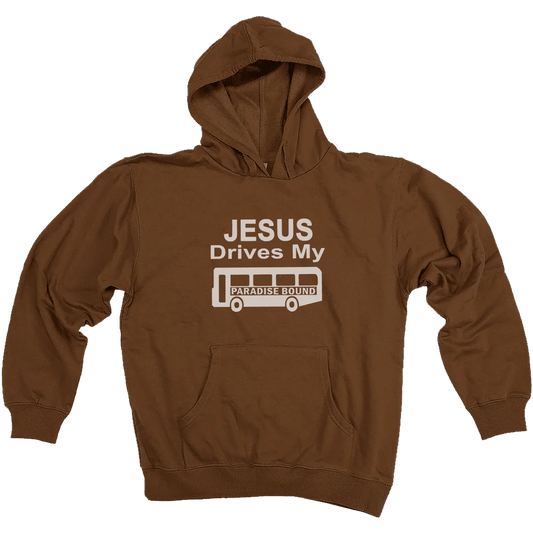 PARADISE NYC JESUS DRIVES (REFLCTIVE) HOOD Brown