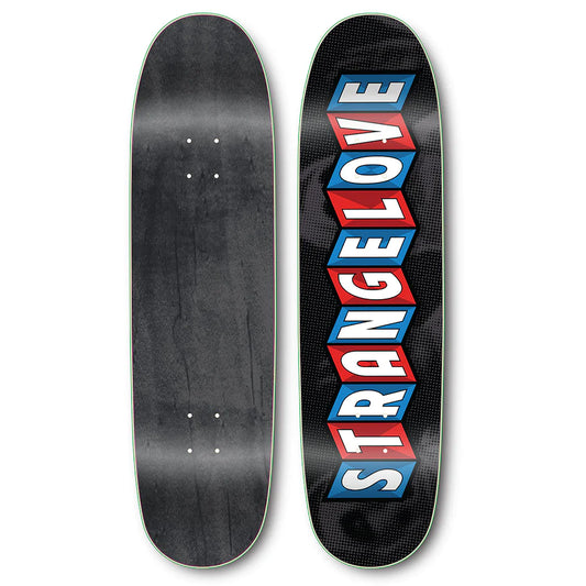 StrangeLove Skateboards Carousel Logo / Black / 8.5 Deck