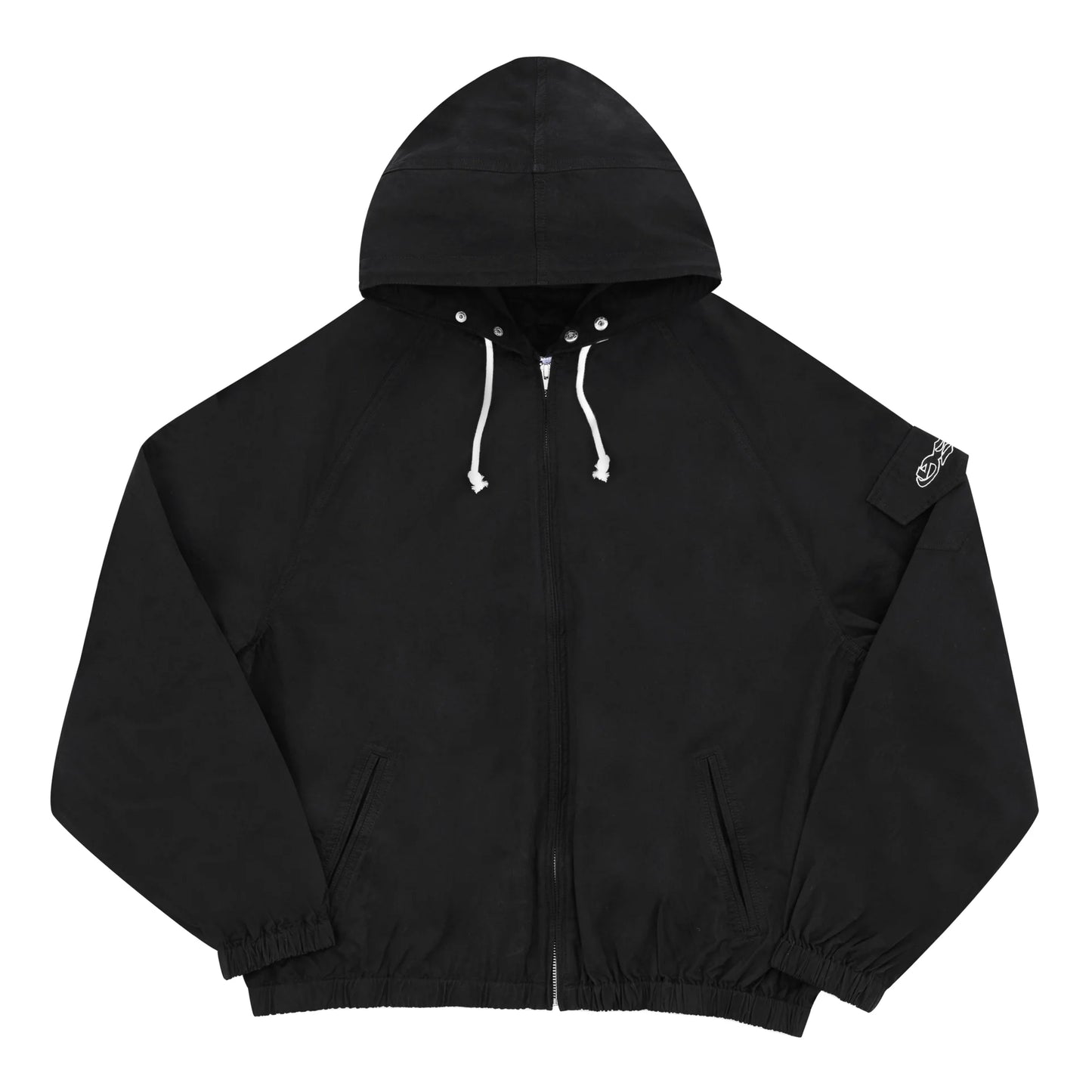 Yardsale Sunscript Hooded Jacket (Washed Black)